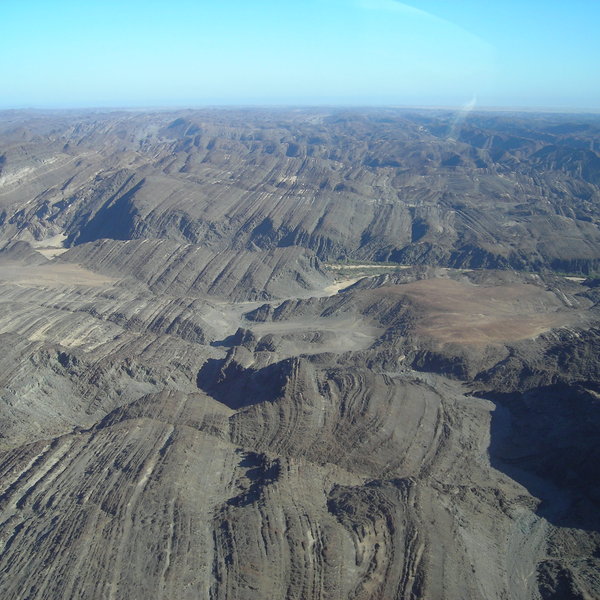 Rock formations near the Ugab river.