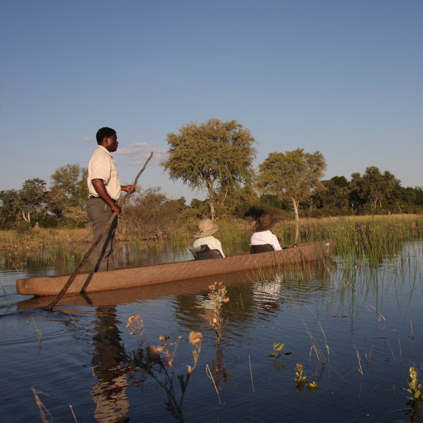 The ambience of the Delta's floodplains is best experienced on a relaxing mokoro...