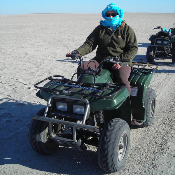 ... through quad biking excursions ...