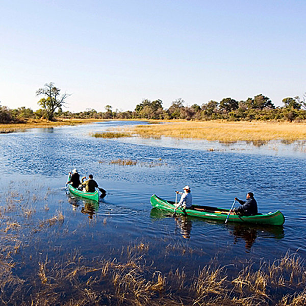 ... and allowed Motswiri, in the far west of the Selinda Reserve, to start canoeing activities.