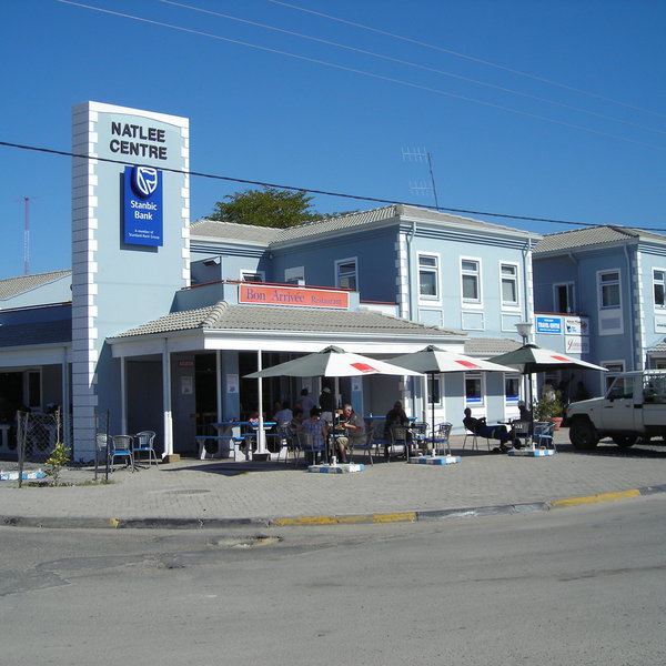 If you've got time, pop in for a drink at Bon Arrivee opposite the airport...