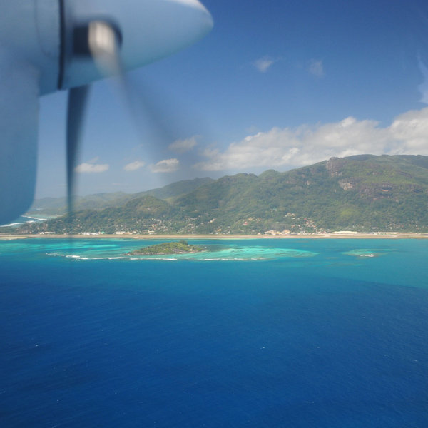 Arrive by plane...