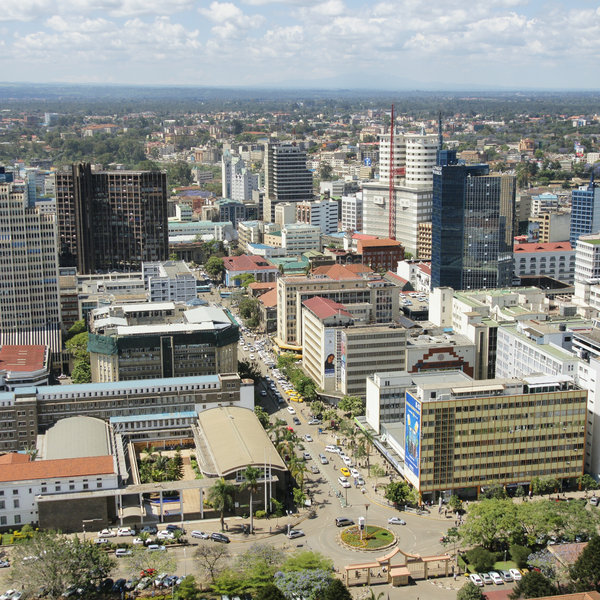 Nairobi's heart is a grid of old streets, colonial-era buildings and modern glass and concrete.