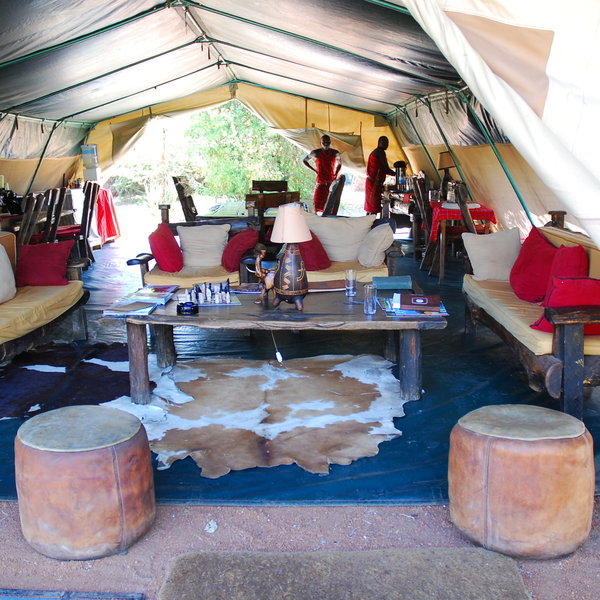 Ol Kinyei Conservancy has just one, very eco-friendly camp, Porini Mara Camp…