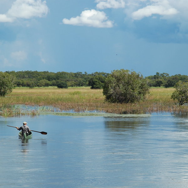 … and located next to the Luwombwa River.