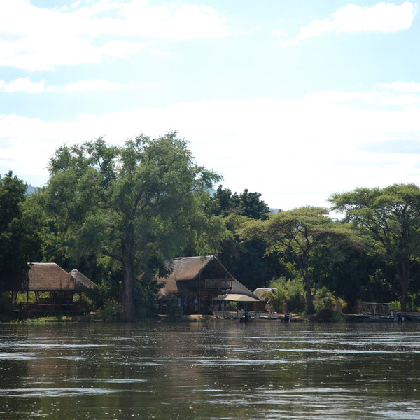 Most of the camps and lodges in the Lower Zambezi are beside the river…