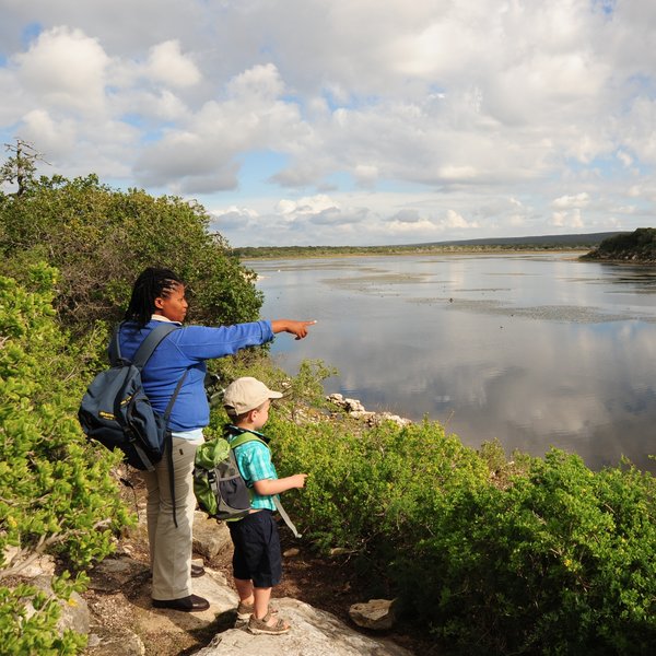 …you can go on guided hikes…