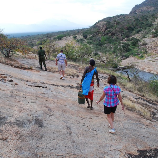 …as well as game walks led by experienced guides…