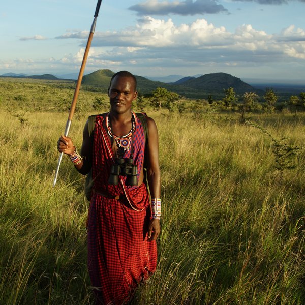 … and your guide will often be a well-qualified Maasai warrior-turned-naturalist