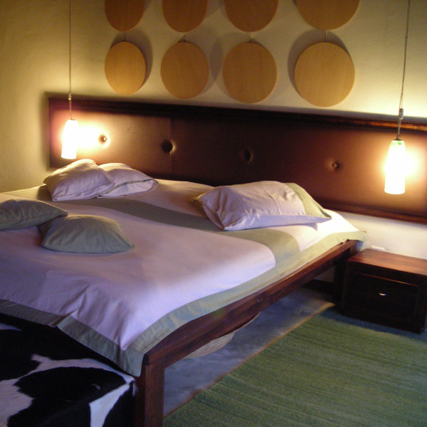 Its bedrooms are designed to follow a 1960s retro theme…