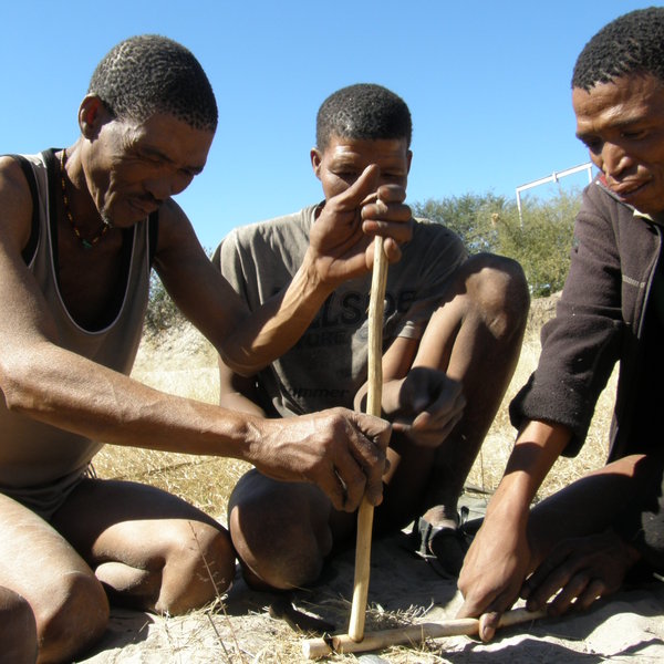 Traditional skills are passed on to younger generations.