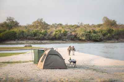 Sand Rivers fly-camping