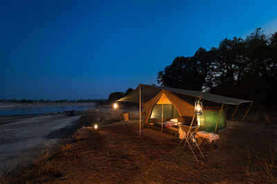 Robin Pope Safaris bush-camp