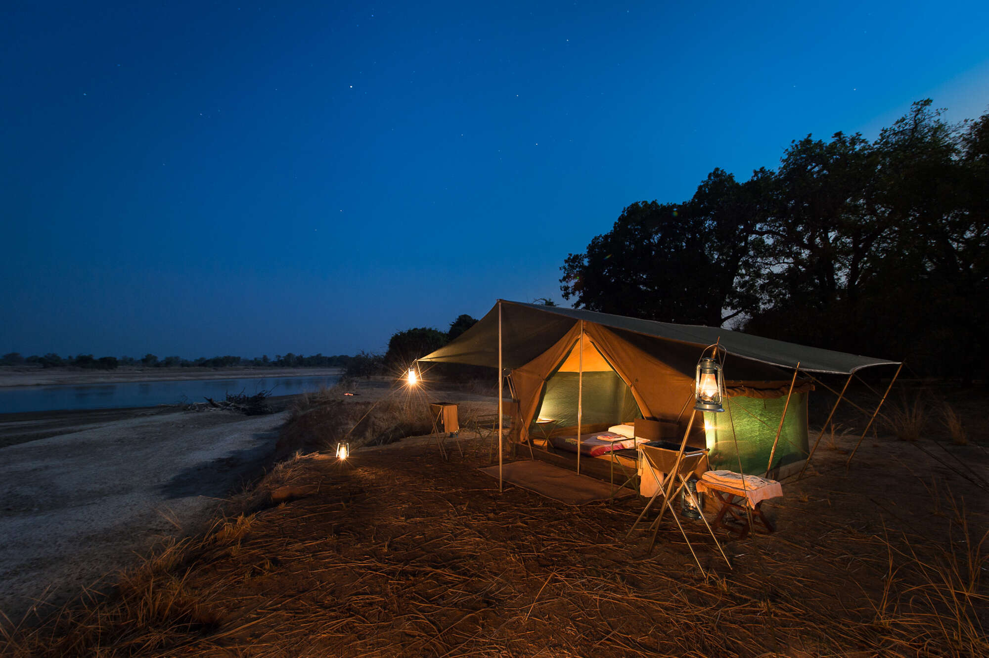 Robin Pope Safaris bush-camp