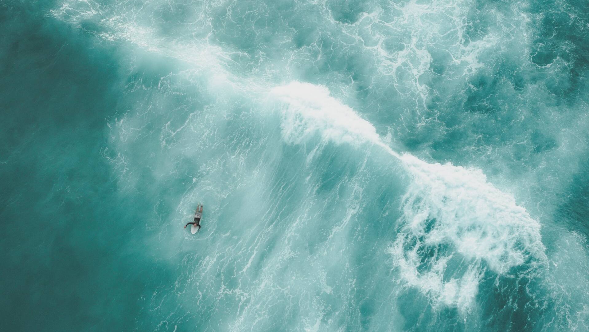 Surfing in the Seychelles