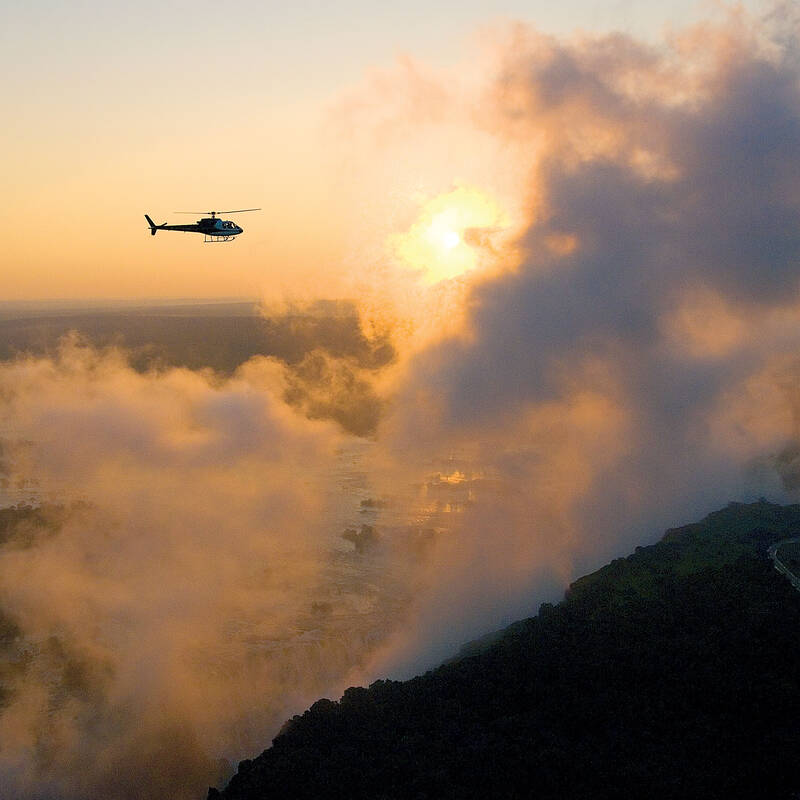 Helicopter Flight - Zimbabwe