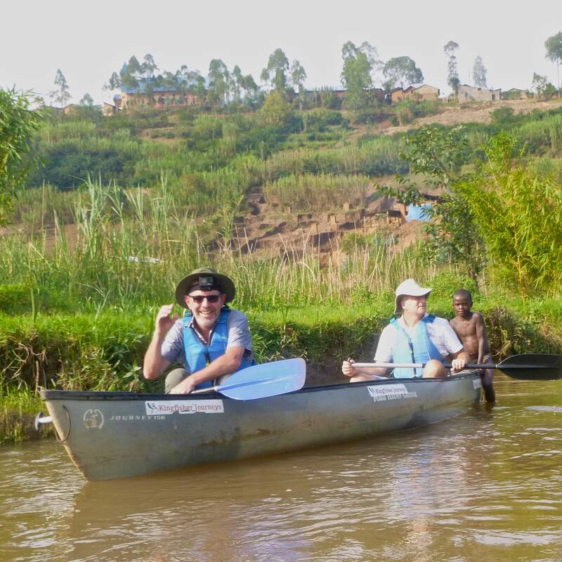 Canoeing in Rwanda