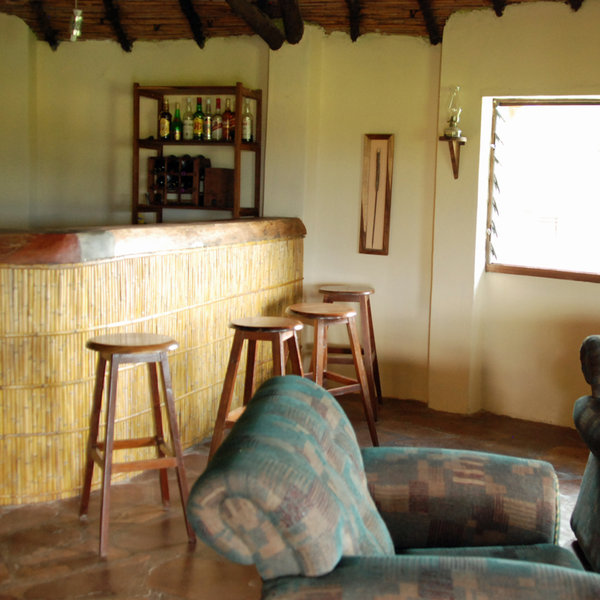 … lounge and bar area…