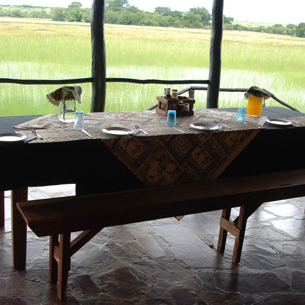 … and a veranda overlooking the lake…