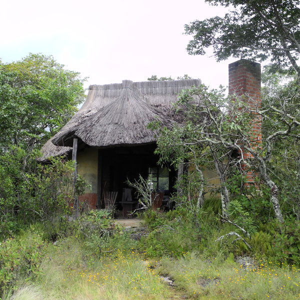 The four rustic chalets…