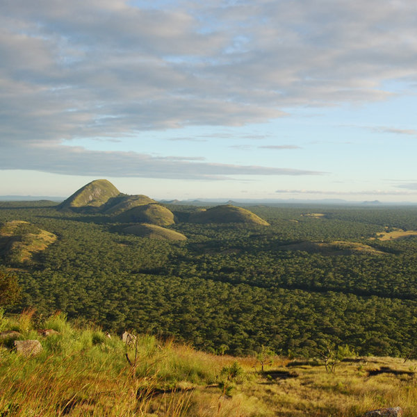 … up the inselbergs…