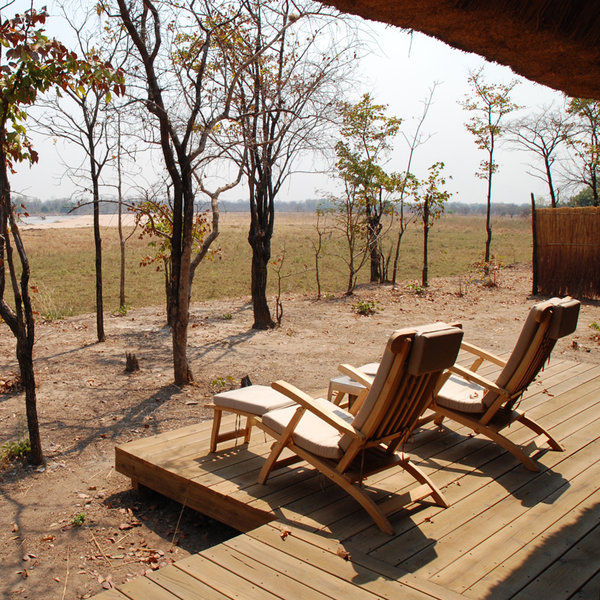 ... and a private veranda allows you to game-view from your tent.