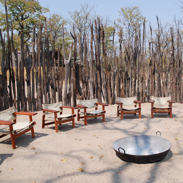Adjacent is a fire pit where sundowners can be enjoyed…