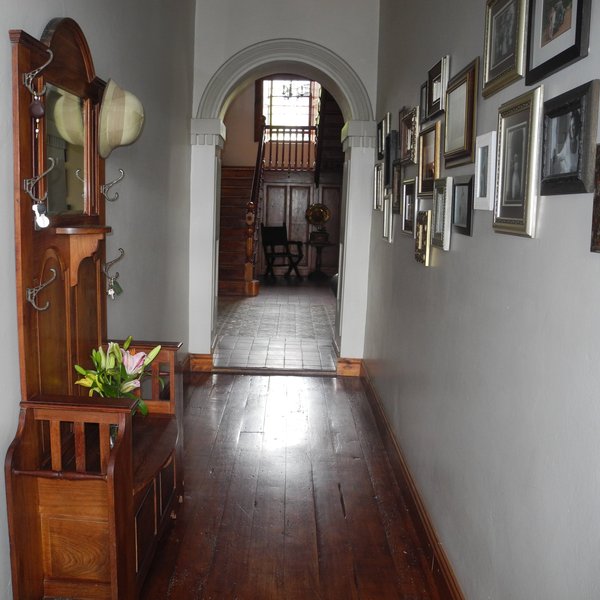 It still has retained a lot of its original features including wooden floors...