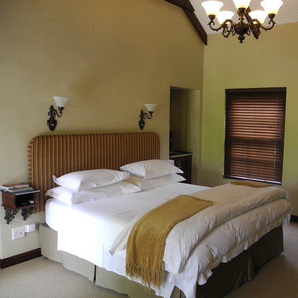 Inside, the rooms are very comfortable with double beds...