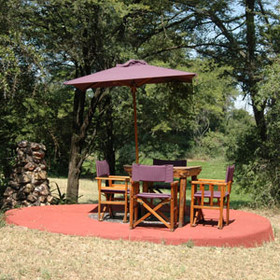 ...and outdoor seating areas.