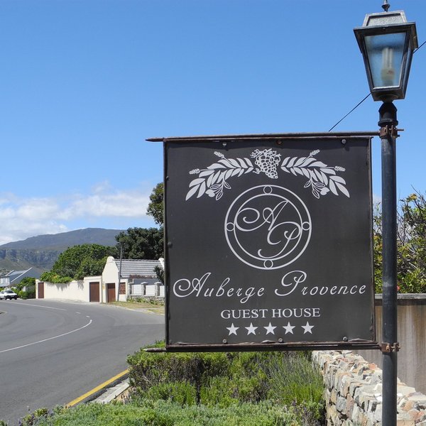 Auberge Provence is on the edge of the cliffs in Hermanus, on South Africa's Atlantic Coast.