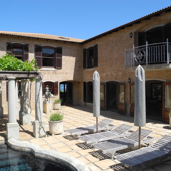 The guesthouse is designed in a traditional French Provencial farmhouse style...