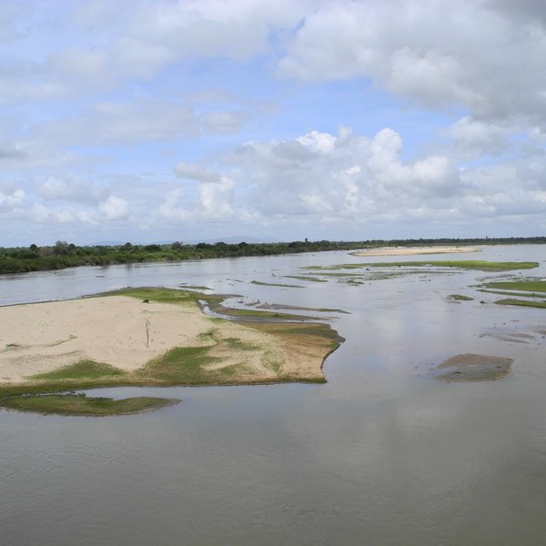...from where there is a great view over the river.