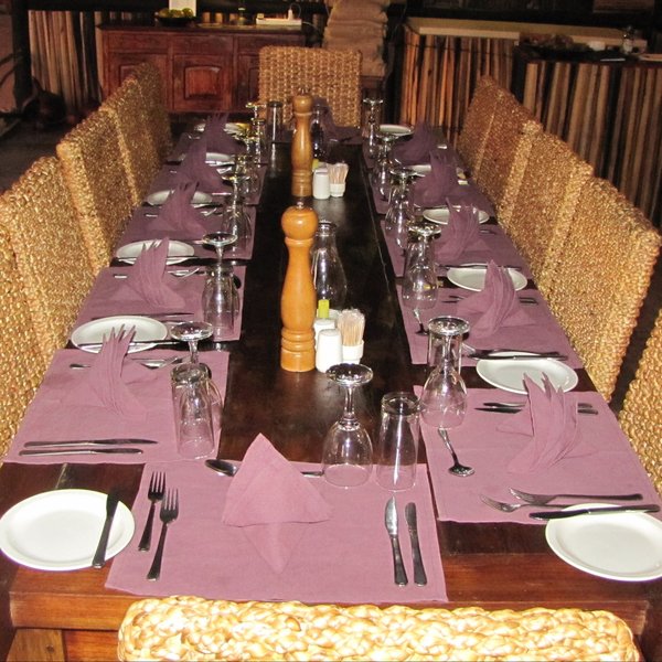 ... and the dining area.