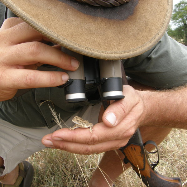 ...learning about small creatures....