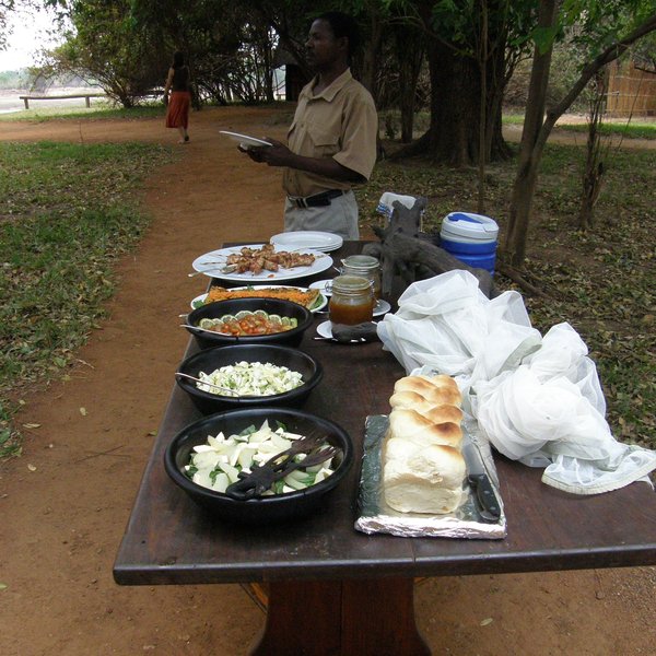 Meals are often served outside. We especially enjoyed dinner under the stars.