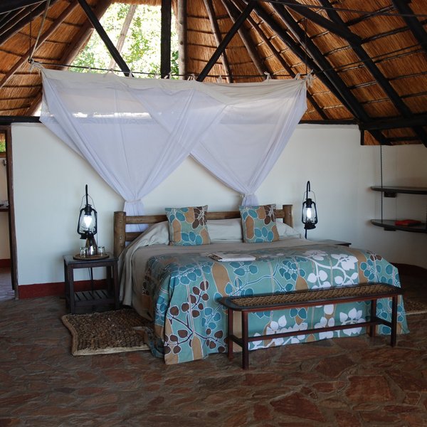 Though maintaining a rustic feel, each room is spacious and comfortable.