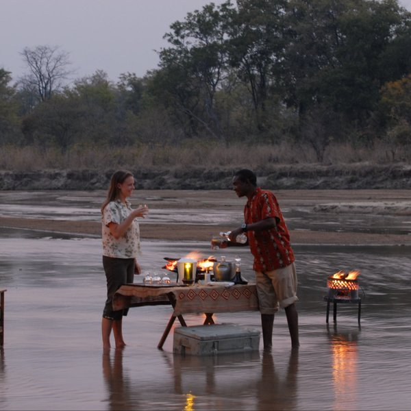 End your day with a sundower drink and snacks - often arranged in exciting places!
