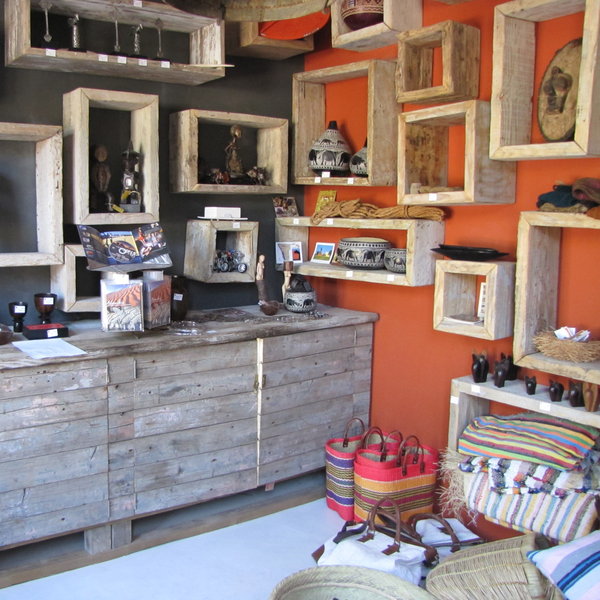 and a small gift shop stocked with a range of African crafts.