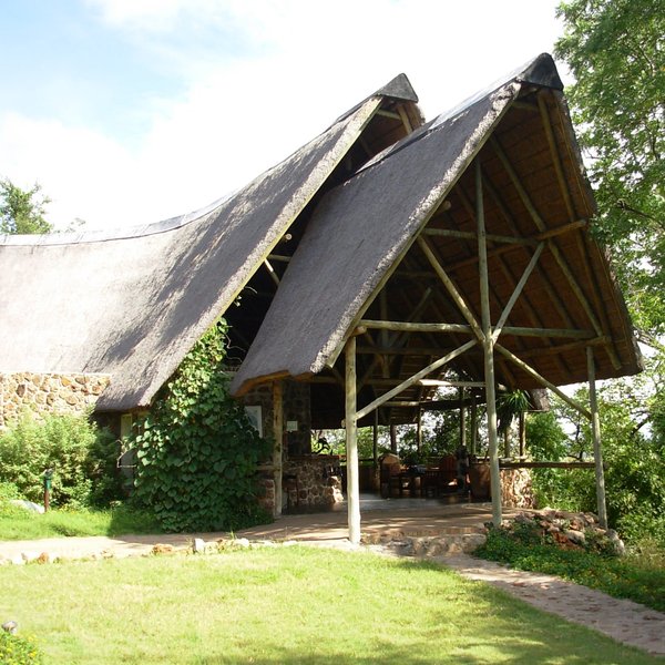 Muchenje Safari Lodge is positioned high on an escarpment and...