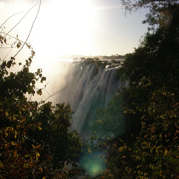 Take a walk to visit the spectacular Victoria Falls...