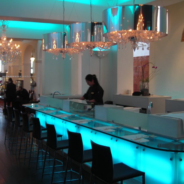 There is even a sushi bar.