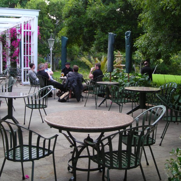Afternoon tea or evening drinks can be enjoyed outside on the terrace.