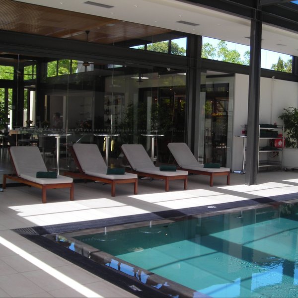 as well as a heated indoor pool.