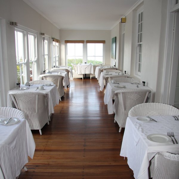 ...which can be enjoyed in the breakfast room with views over the pool and the ocean.