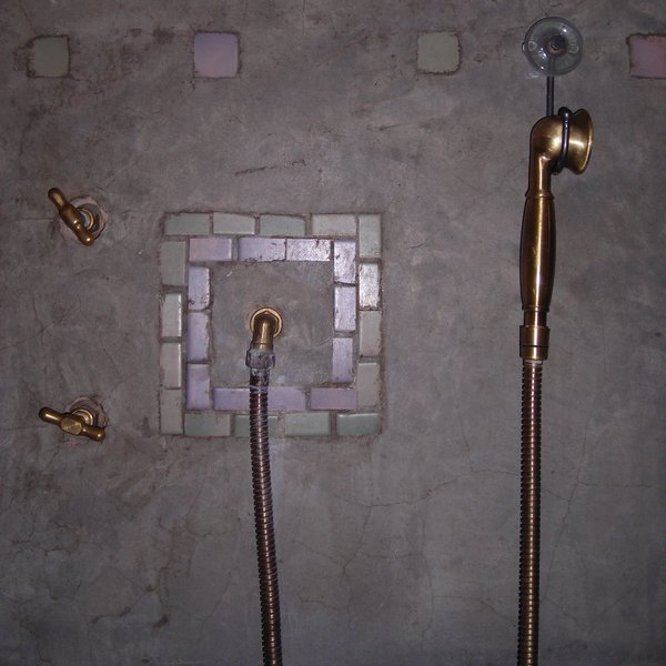 ...all have a shower...