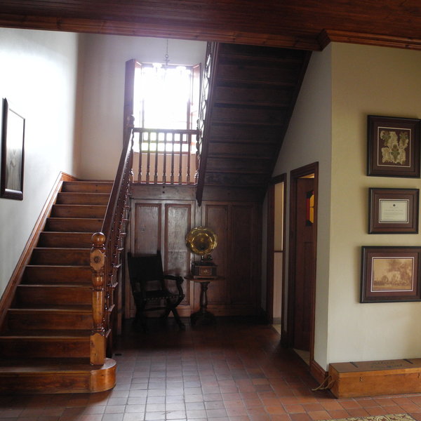 and the staircase.