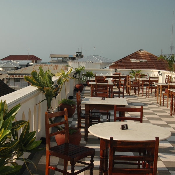 From the rooftop restaurant there are some wonderful views...