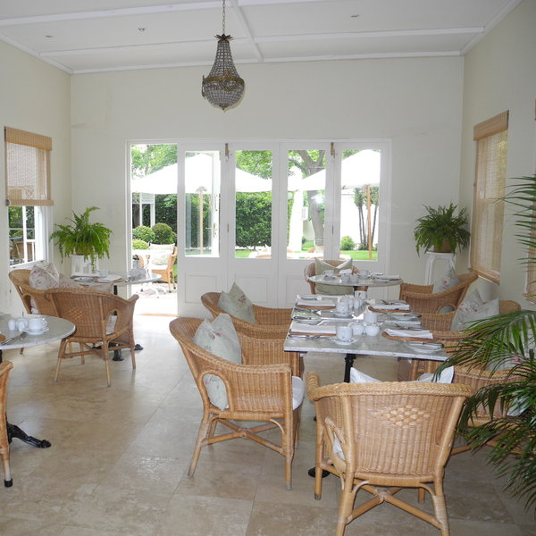 Breakfast is usually served in the breakfast room...