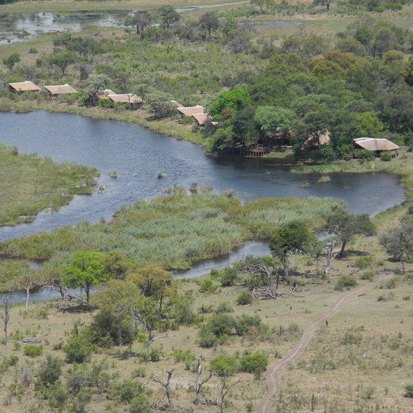 Lagoon Camp is located in an attractive spot on the Kwando River,...
